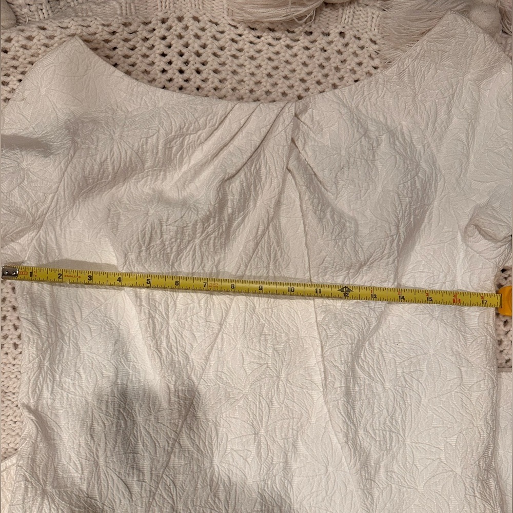 CENIA NEW YOUK SIZE 10 women’s Elegant White Dress - Picture 5 of 11